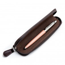 Parker Jotter Pastel Pink dovanų rinkinys rudame dėkle