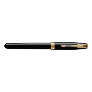 Parker Sonnet Black Lacquer GT plunksnakotis (M)