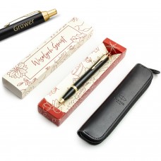 Parker IM Black GT tušinukų rinkinys su graviravimu + dėklas / kalėdinė dovana