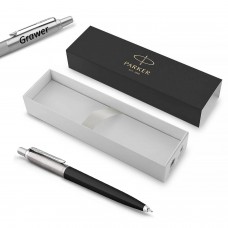 Parker Jotter Originals Black (mėlynas) gelio rašiklis su graviravimu