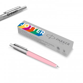 Parker Jotter Originals PINK rašiklis su graviravimu