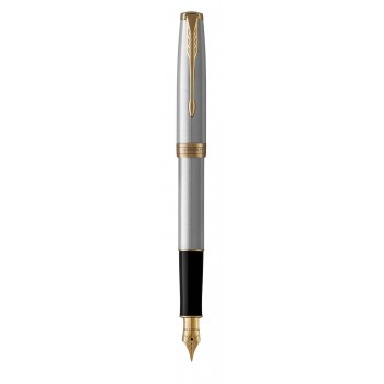 Parker Sonnet Stainless Steel GT (F) plunksnakotis su graviravimu