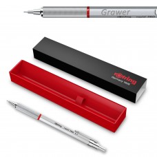 Rotring Rapid Pro tikslusis 0,7 sidabro spalvos pieštukas su graviravimu