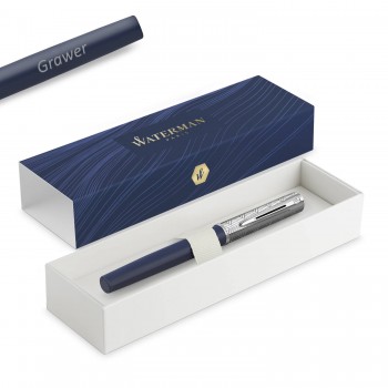 Waterman Allure Deluxe Blue (F) rašiklis su graviravimu