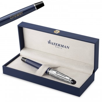 Waterman Expert L'Essence Du Blue F plunksnakotis su graviravimu