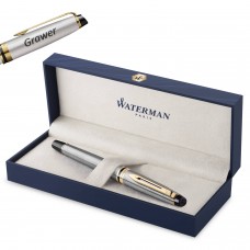 Waterman Expert Steel GT plunksnakotis, M antgalis, graviruotas