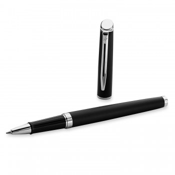 Waterman Hémisphère Laka Matte Black CT rašiklis su graviravimu