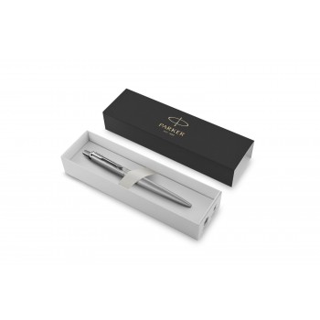 Parker Jotter Monochrome XL Silver CT Tušinuko rinkinys su užrašų knygele