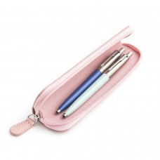Parker Jotter Originals Blue ir Pastel Blue Tušinukų dovanų rinkinys su rožiniu dėklu
