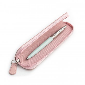Parker Jotter Originals Pastel Blue Tušinuko dovanų rinkinys su rožiniu dėklu