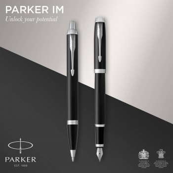 Parker Rinkinys: Plunksnakotis + Tušinukas IM Black CT - 2093215