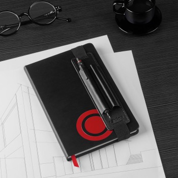 ROtring 600 dovanų rinkinys su minkštu dėklu ir užrašų knygute | Mechaninis pieštukas | Juodas - 2224710