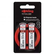 Rotringo grafito rinkinys 0,5 mm - 2 vnt. - 2221256