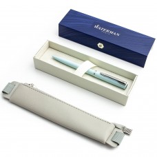 Waterman Allure Pastel Blue Tušinuko rinkinys su pilku dėklu
