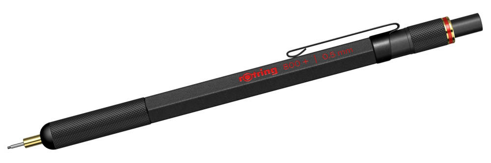 Rotring 800+ melns automātiskais zīmulis 0